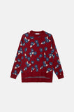 Poppy Print Sweater