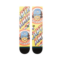 Marvel No Cavities Sock - Yellow