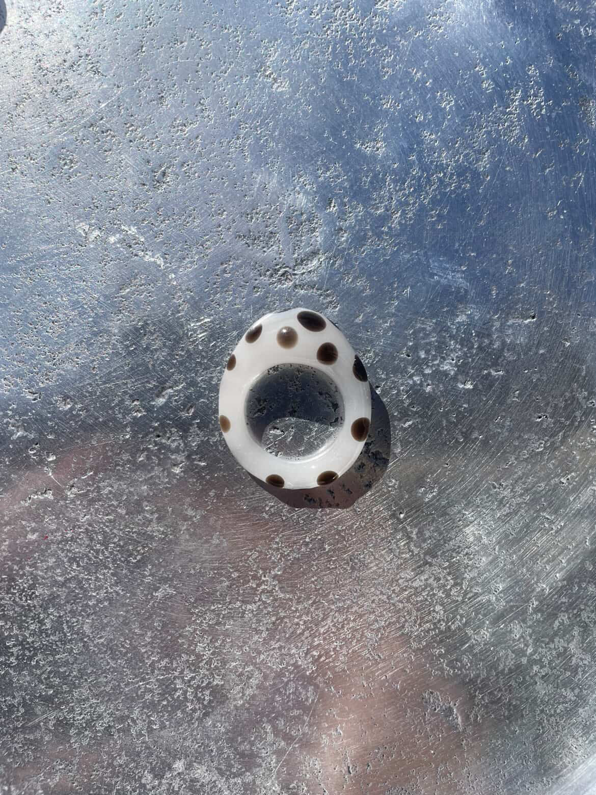 Polka Dot Glass Ring