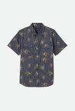 Wayne Print Short Sleeve Woven - Ombre Blue Wild Floral