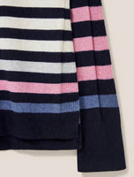 Urban Casual Jumper -Navy Multi