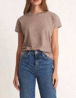 Modern Slub Tee - Heather Latte