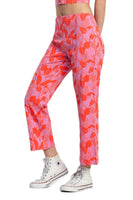 Drip High-Waisted Pants - Cyclamen