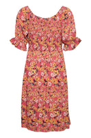 Vera Dress 26 - Carmine Flower