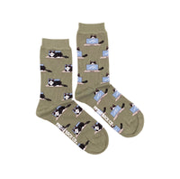 Fluffy Cat Mismatched Socks