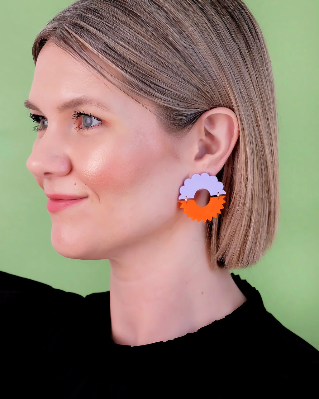 Flourish Duo Stud Earring - Small