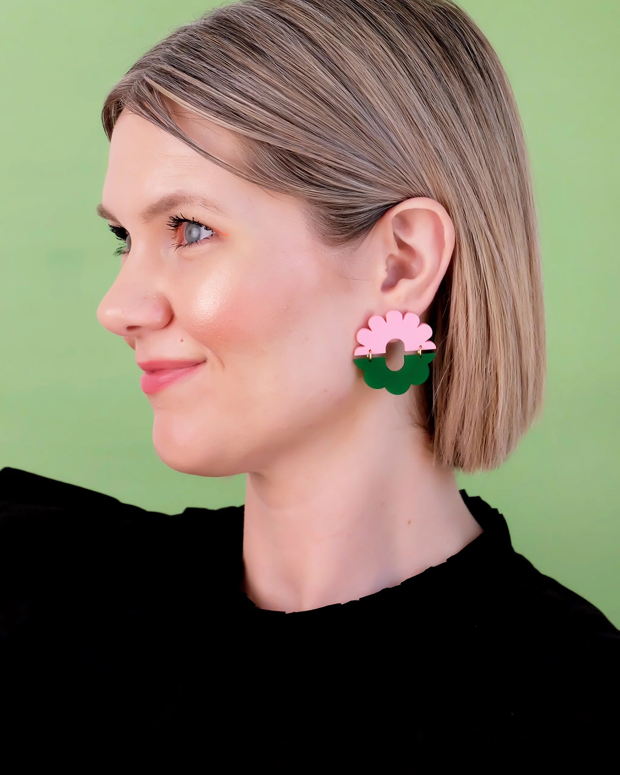 Flourish Duo Stud Earring - Small