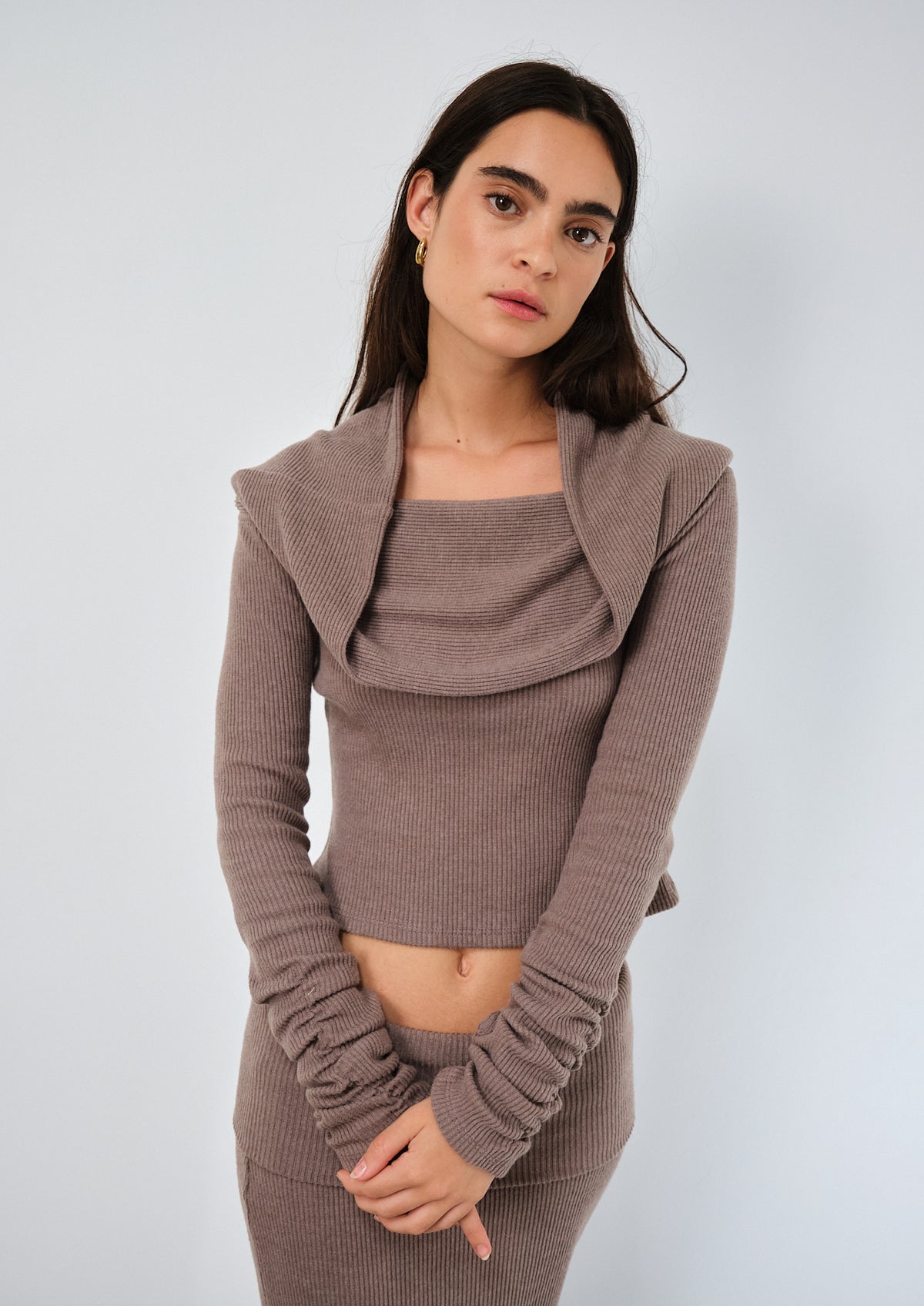 Caricia Top - Taupe