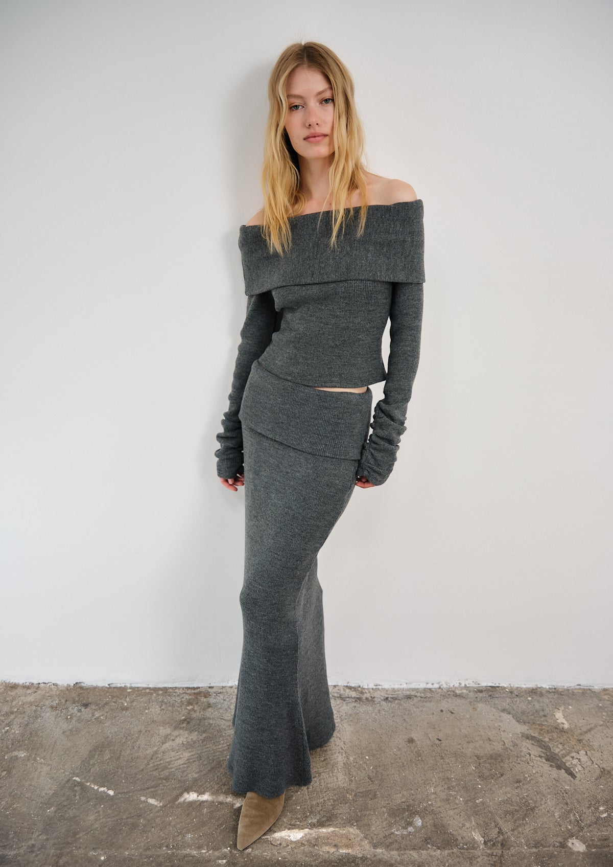 Caricia Skirt - Grey