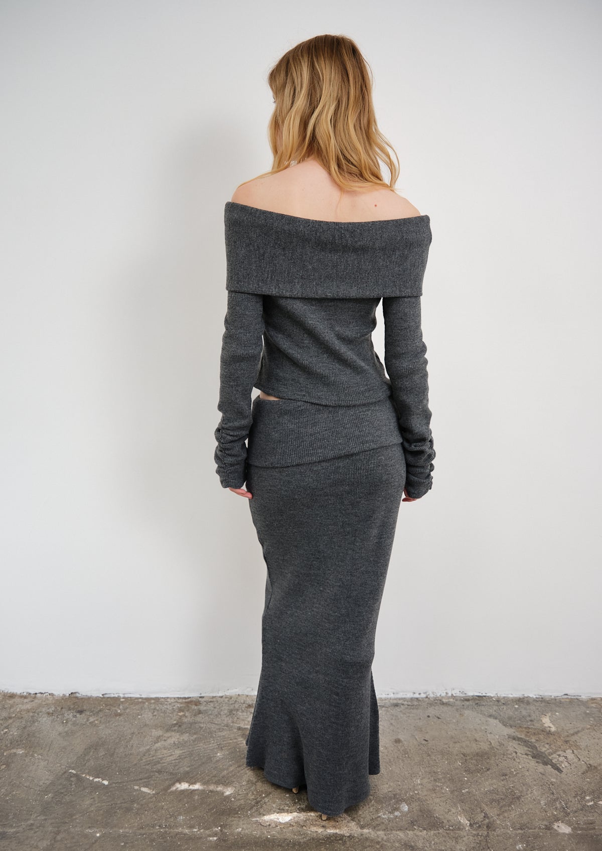 Caricia Top - Grey