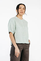 Drew Shirt - Aqua Tiles