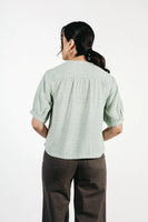 Drew Shirt - Aqua Tiles