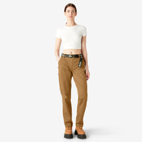 High Waisted Carpenter Pant - Brown Duck