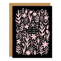 Wedding Flower Greeting Card