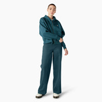 Wide Leg Work Pant - Reflecting Pond