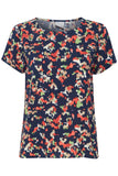 Vera Short Sleeve Top 20 - Total Eclipse Multi