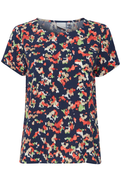 Vera Short Sleeve Top 20 - Total Eclipse Multi