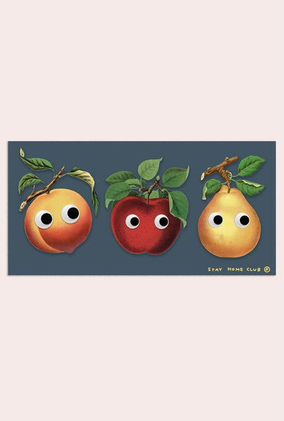 Googly Fruit Bumper Sticker