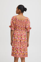 Vera Dress 26 - Carmine Flower