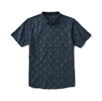 Scholar Oxford Woven - Dark Navy Crosshatch