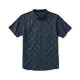Scholar Oxford Woven - Dark Navy Crosshatch