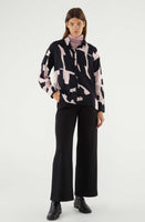 Abstract Print Long Sleeve Shirt