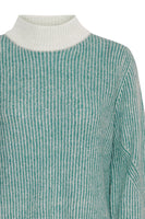 Kamara Stripe Jumper - Cadmium Green