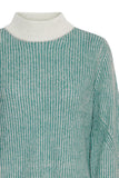 Kamara Stripe Jumper - Cadmium Green