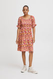 Vera Dress 26 - Carmine Flower