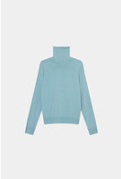 Light Blue Mock Neck Sweater