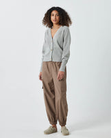 Cardine Cardigan - Light Grey Melange