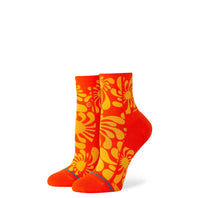 Lauryn Alvarez x Stance Quarter Sock - Orange