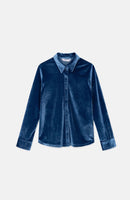 Blue Velvet Shirt