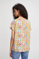 Vera V Short Sleeve - Multi AOP