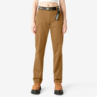 High Waisted Carpenter Pant - Brown Duck