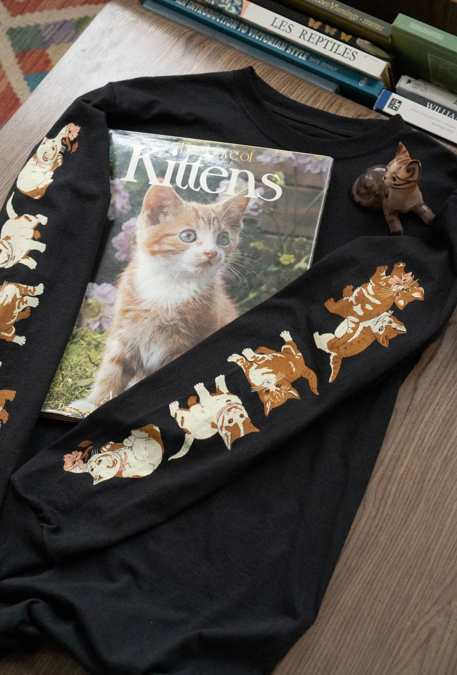 Kittens Long Sleeve Printed Tee