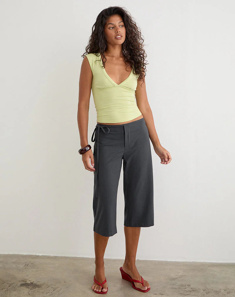 Vimira Tailored Capri - Liquorice