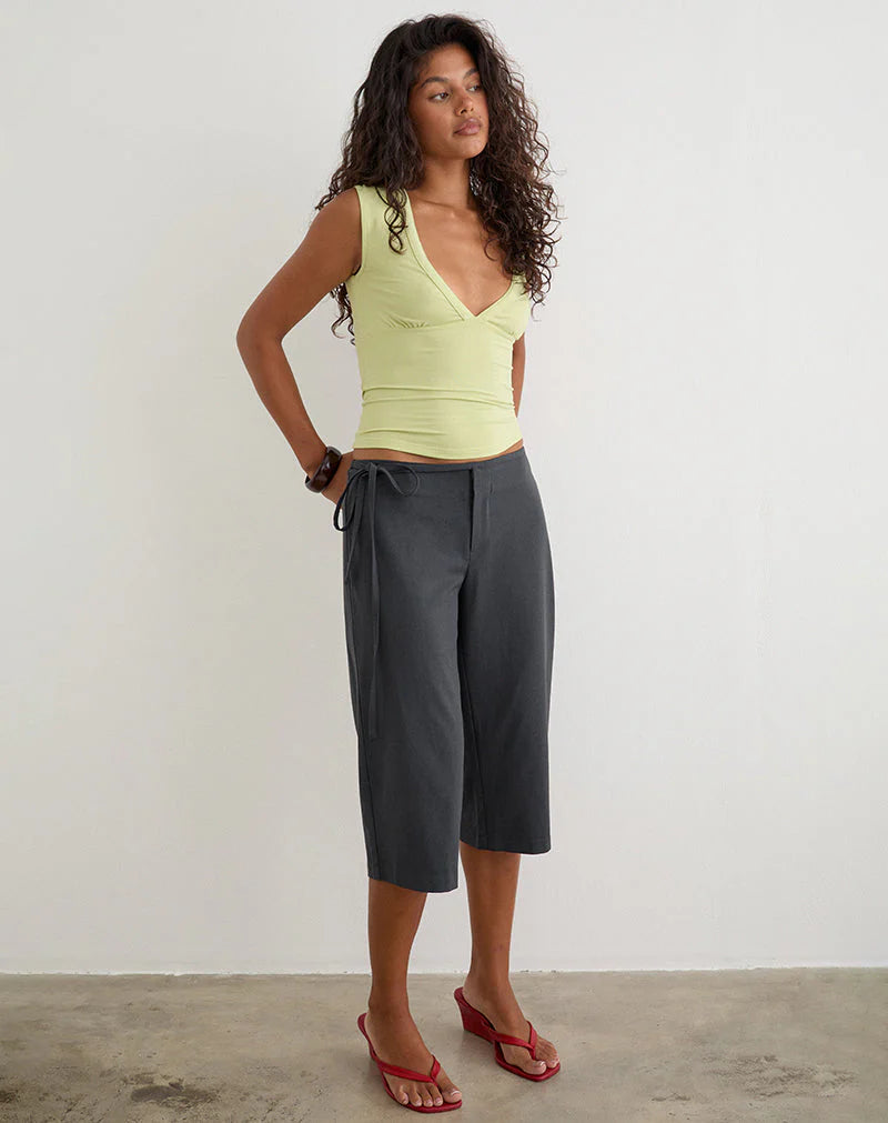 Vimira Tailored Capri - Liquorice