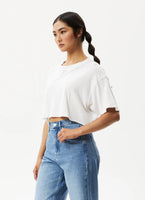 Slay Cropped Hemp Oversized Tee