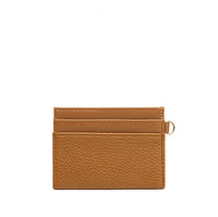 Alex Card Holder - Mustard Pebbled