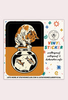 Fishbowl Vinyl Sticker
