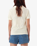 Briana Open Knit Shirt - Unbleached