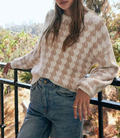 Cedar Houndstooth Sweater