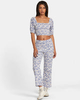 Drip High-Waisted Pants - Coast