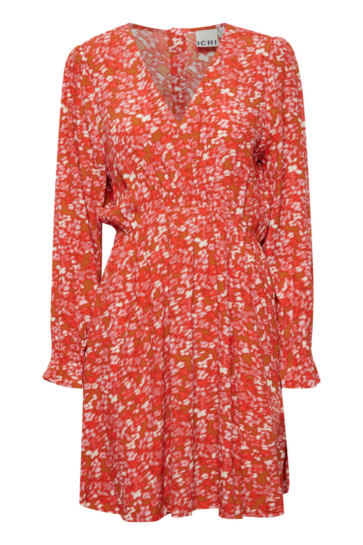 Tusnelda Dress- Orange Flower