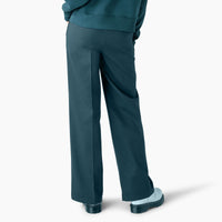 Wide Leg Work Pant - Reflecting Pond