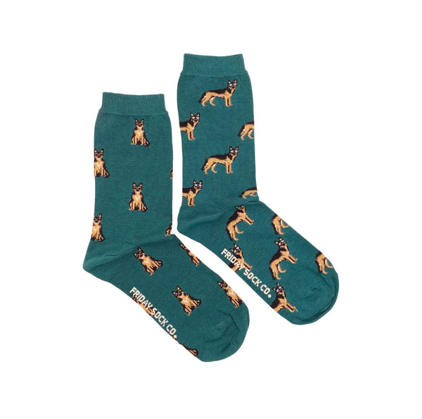 German Shepherd Mismatched Socks