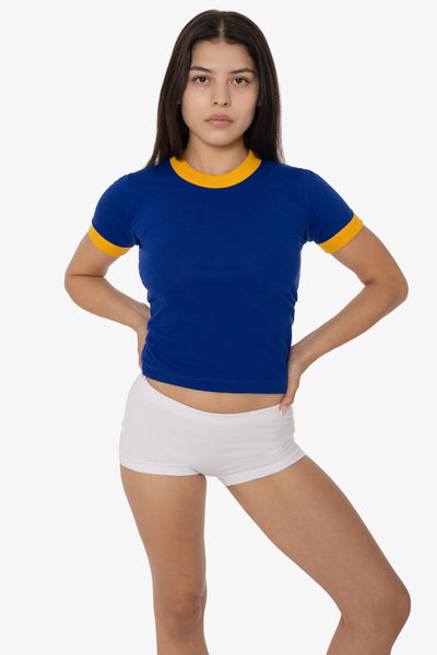 Poly Cotton Ringer Tee