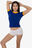 Poly Cotton Ringer Tee