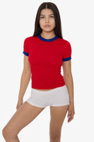 Poly Cotton Ringer Tee